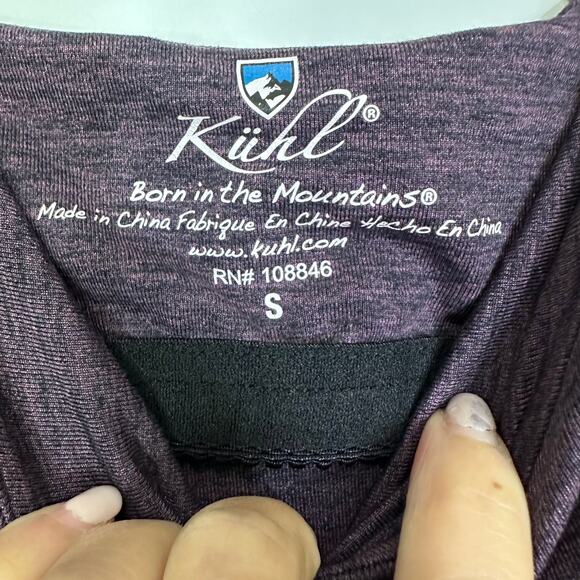 Kuhl 4204 Mova Aktiv Dress in Purple Heathered Space Dye size small - Picture 3 of 9